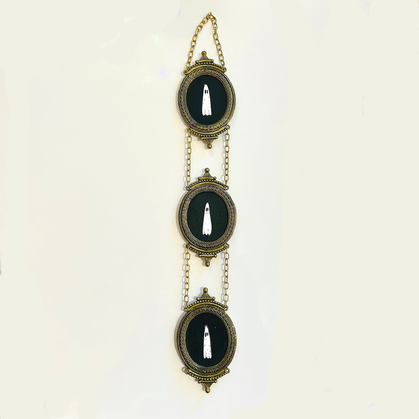 Three Ghosts Framed Wall Hanging