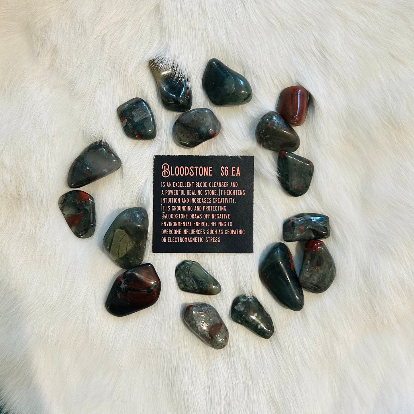 Bloodstone Tumbled Stones | Jessups General Store