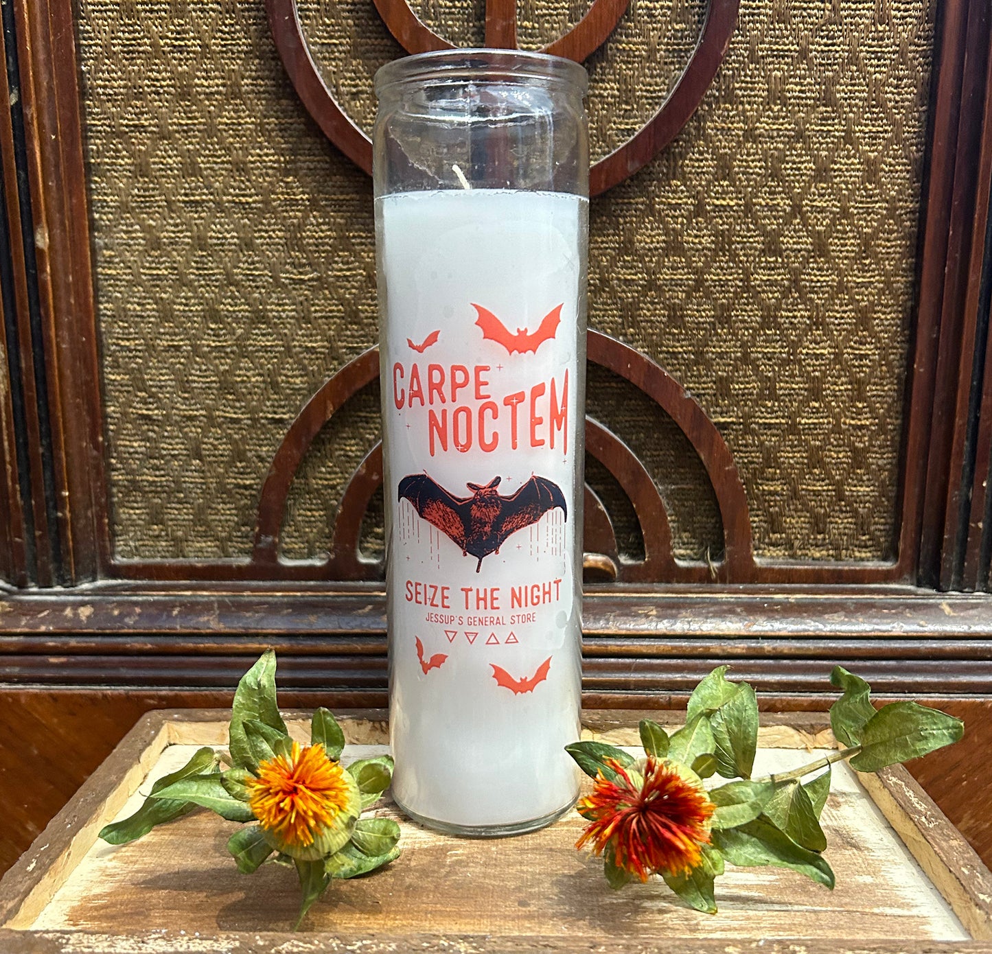 Carpe Noctem Seize the Night Prayer Candle | Jessups General Store