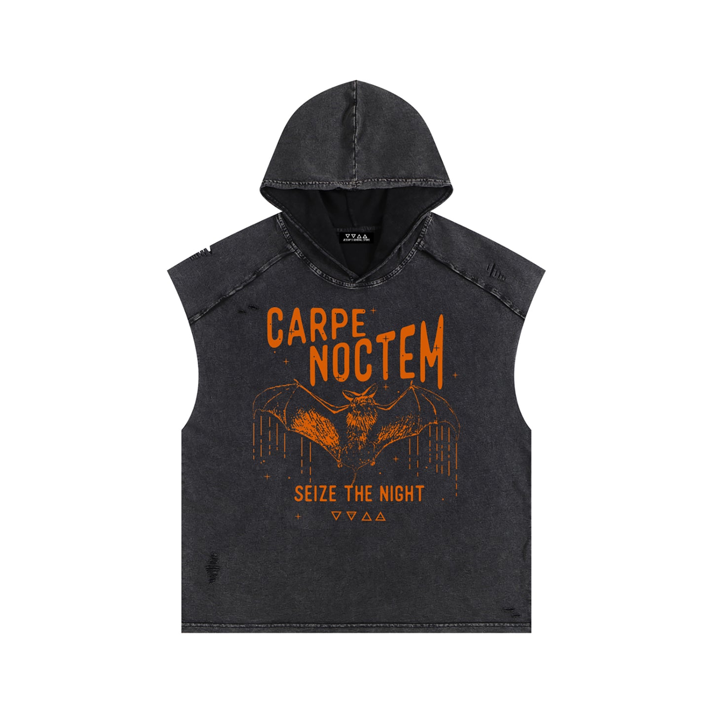 Carpe Noctem Boxy Hooded Unisex Tank Top
