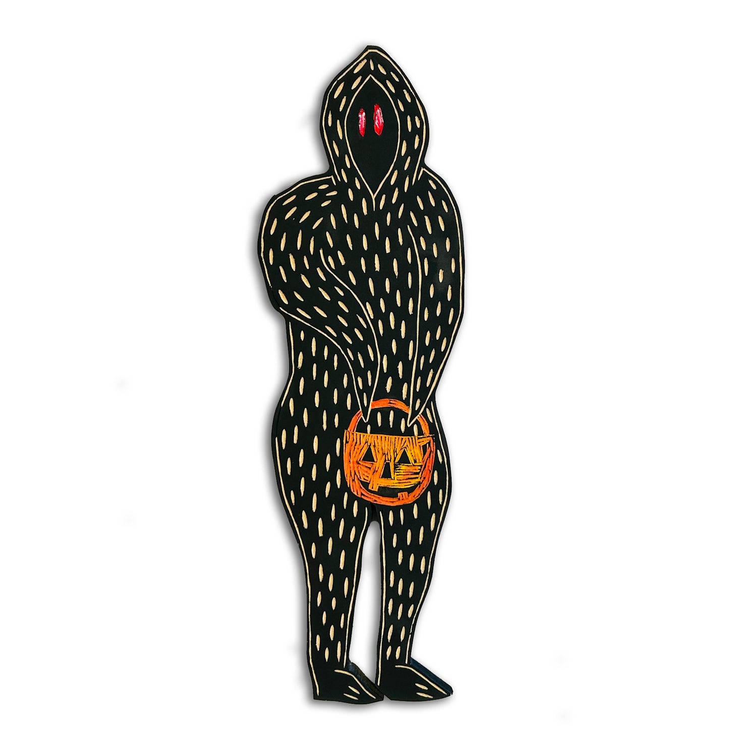 Cryptid Trick or Treat Wood Art