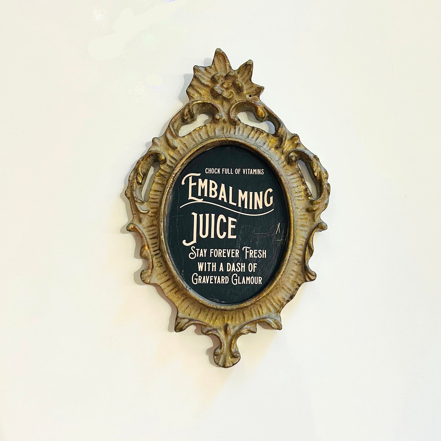 Embalming Juice Print Framed