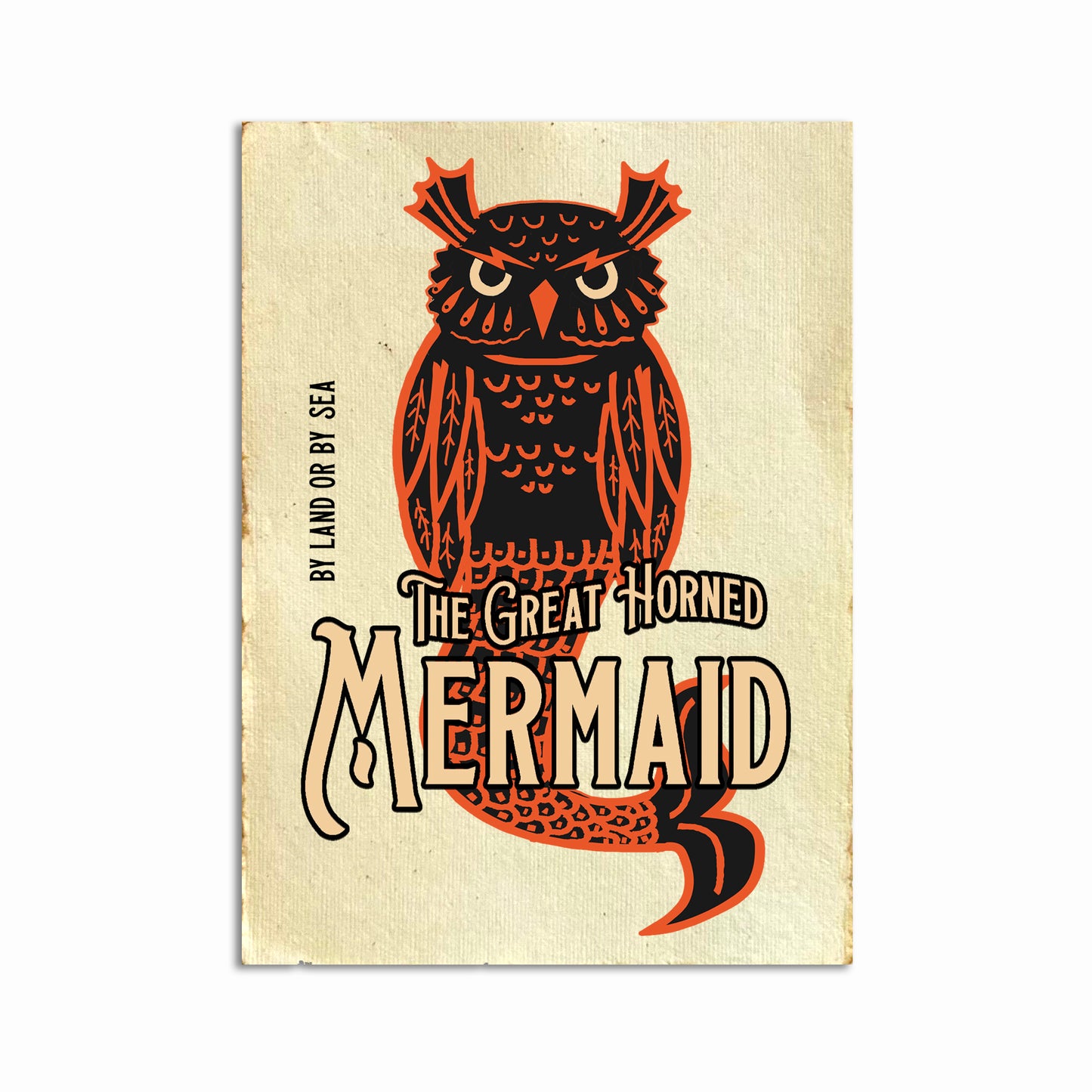 Great Horned Mermaid Print (small)
