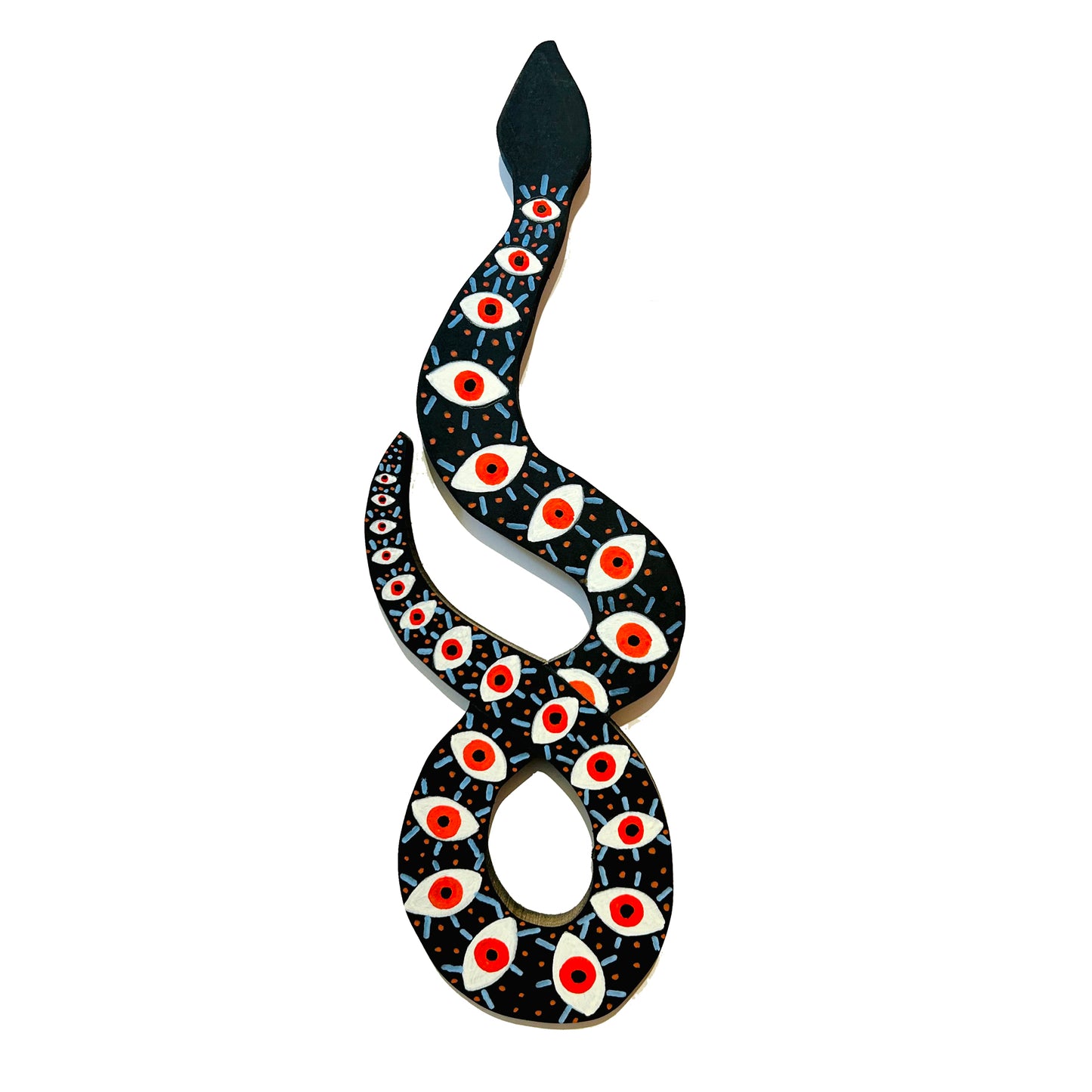 Snake Wood Art (Linda) Wall Hanging