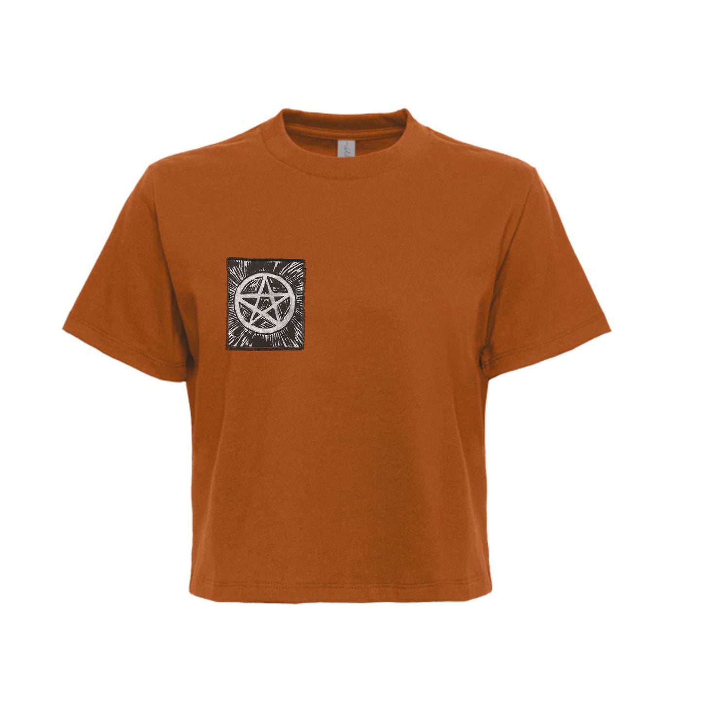 Pentagram Crest Boxy T-shirt