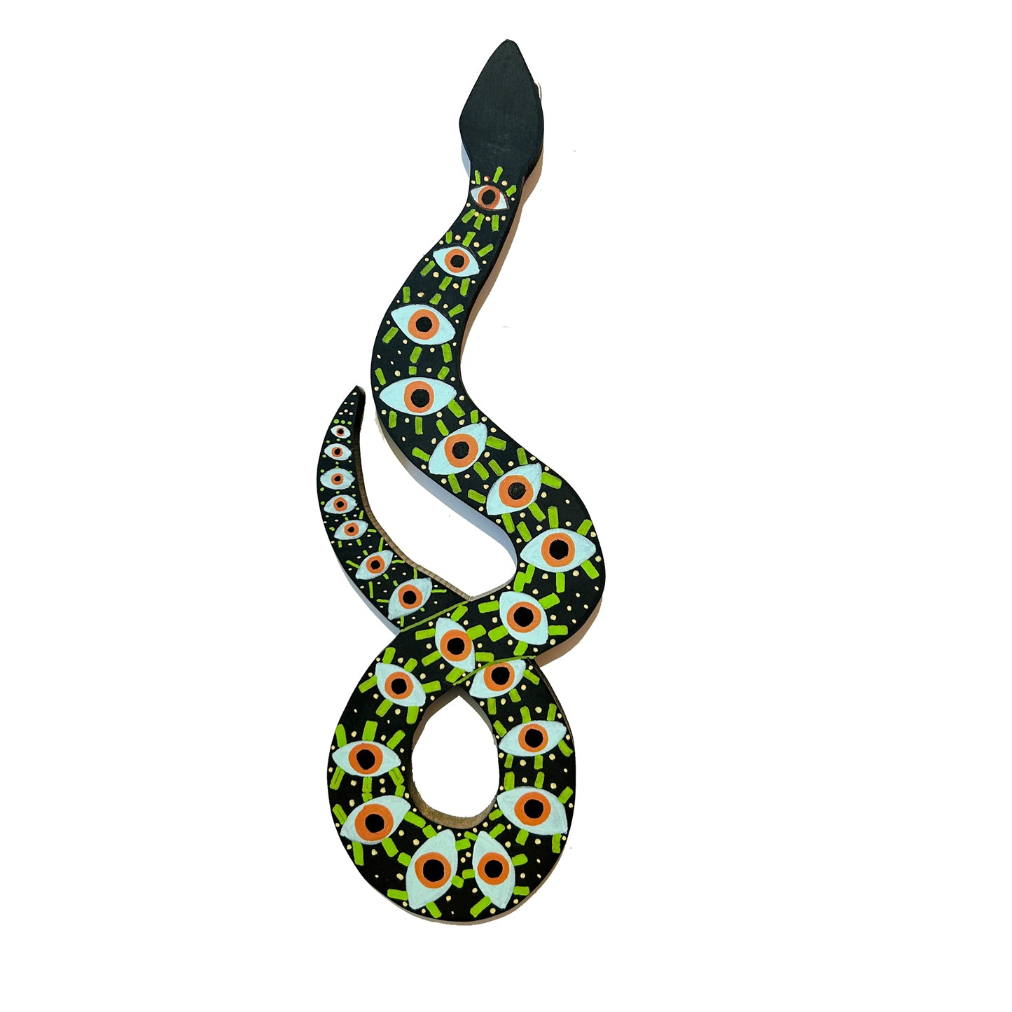 Snake Wood Art (Rebecca) Wall Hanging
