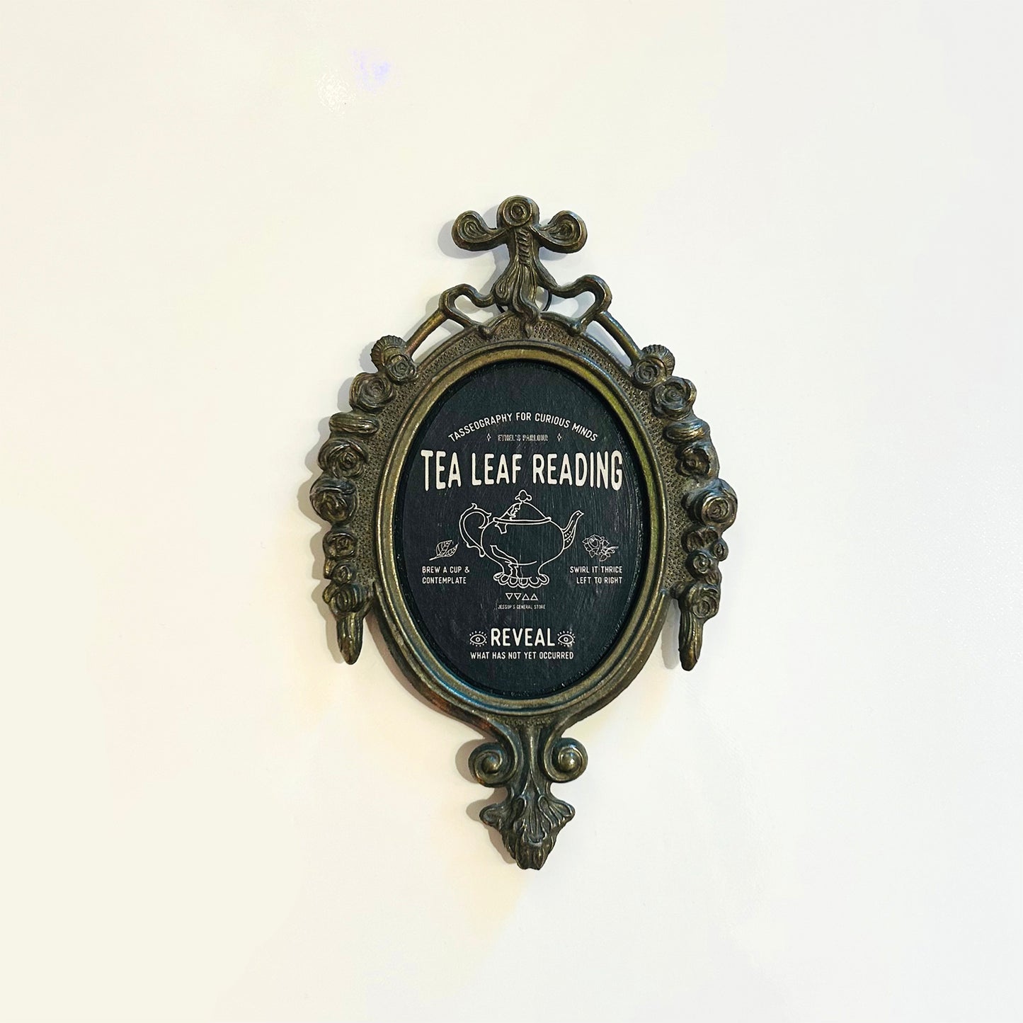 Tea Leaf Reading Print Framed