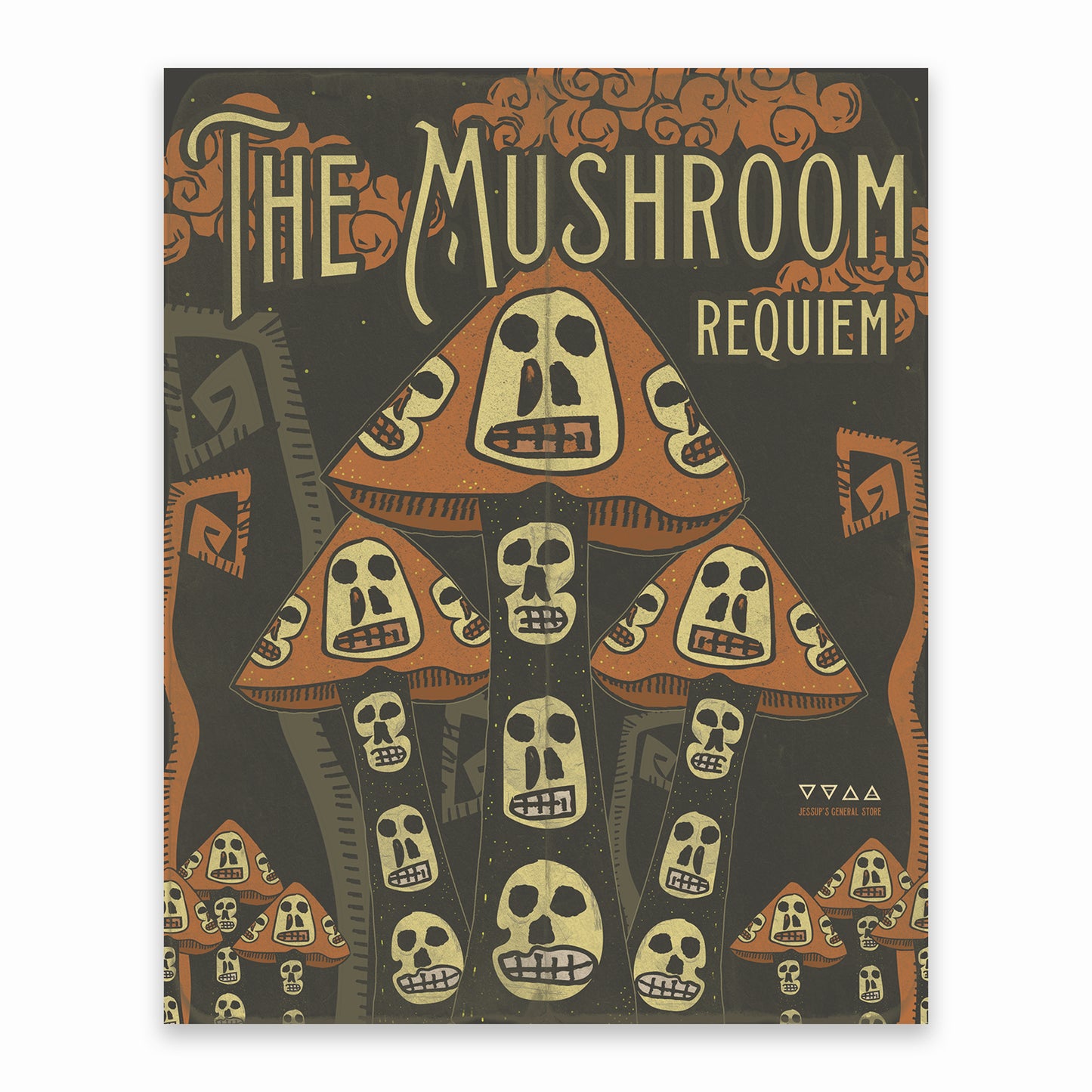 The Mushroom Requiem Print from Illustration (Available in 2 sizes)