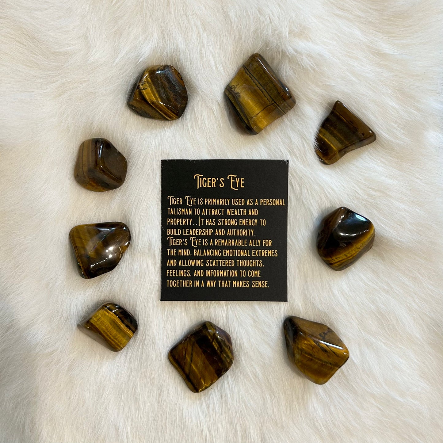 Tiger's Eye Tumbled Stones