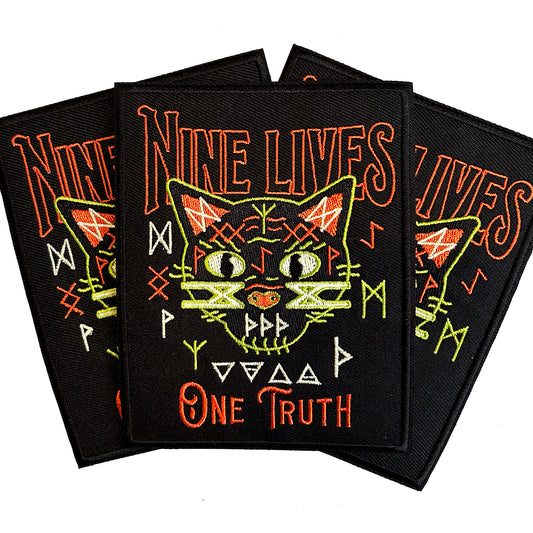 Nine Lives Cat Patch