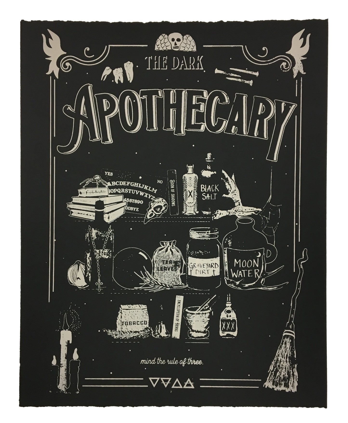 The Dark Apothecary Spooky Art - Limited edition screen print | Jessups General Store