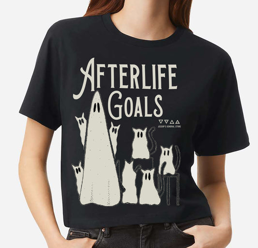 Afterlife Goals Fine Jersey Boxy Tee