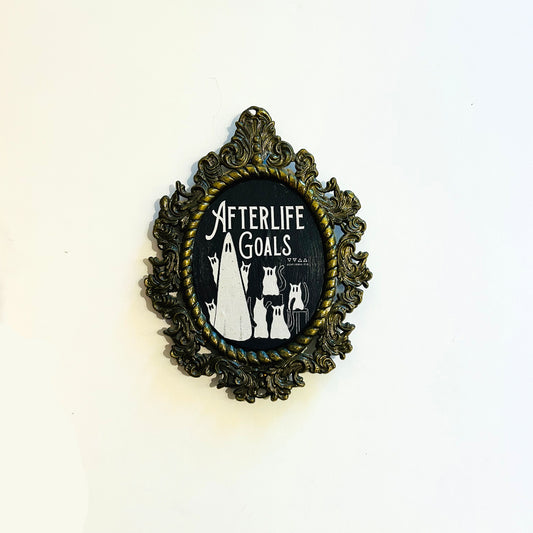 Afterlife Goals Mini Print Framed