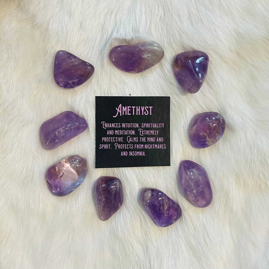 Amethyst Tumbled Stones | Jessups General Store