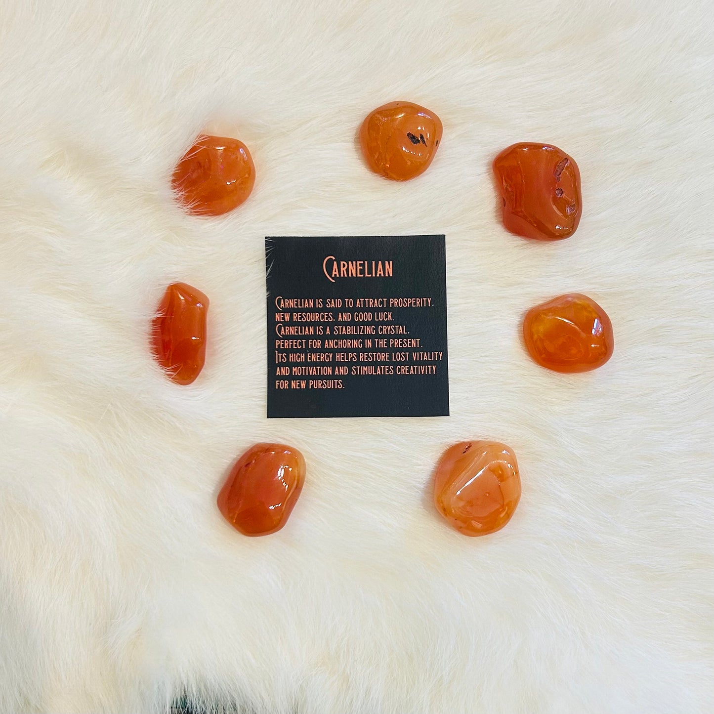 Carnelian Tumbled Stones