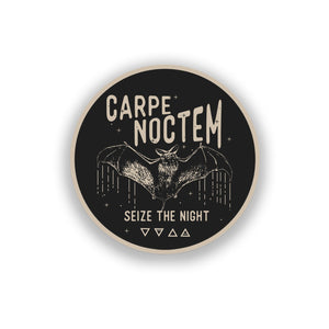 Carpe Noctem Seize the Night Bat Sticker | Jessups General Store