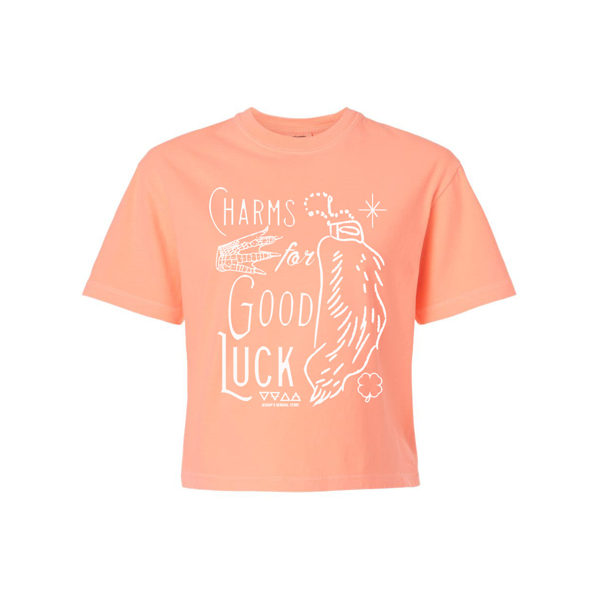 Charms for Good Luck Crop T-shirt