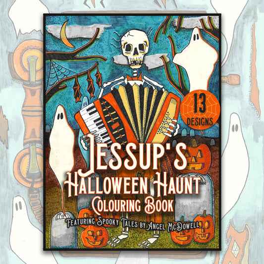 Jessup's Halloween Haunt Colouring Book PRESALE