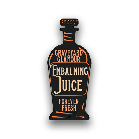 Embalming Juice Acrylic Lapel Pin