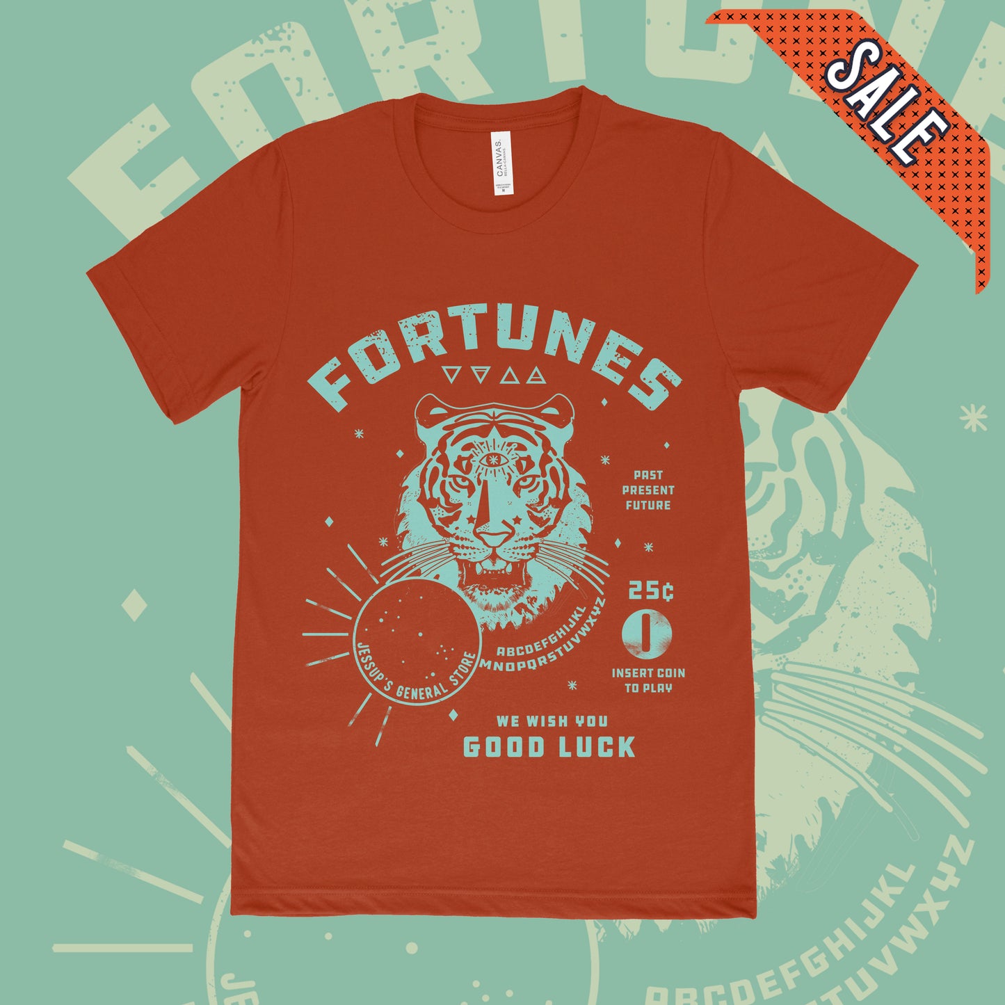 Fortunes Tiger Unisex T-shirt - ALMOST GONE