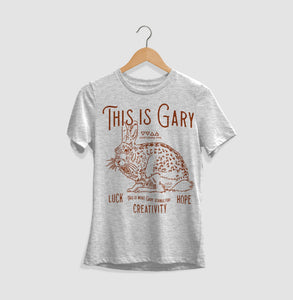 This is Gary Ladies White Tri-blend Tee | Jessups General Store