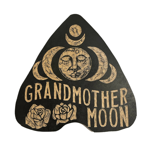 Grandmother Moon Wood Art