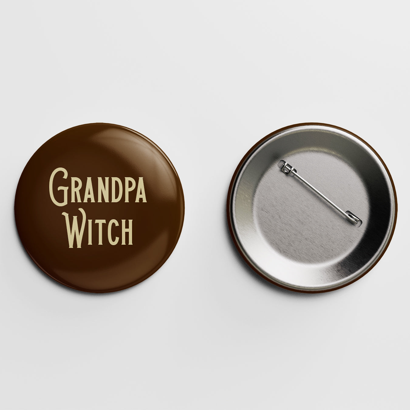 Grandpa Witch Button