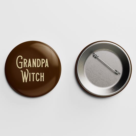 Grandpa Witch Button
