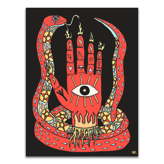 Guided Illustration Print