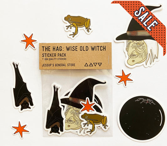 ON SALE The Hag: Wise Old Witch Sticker Pack