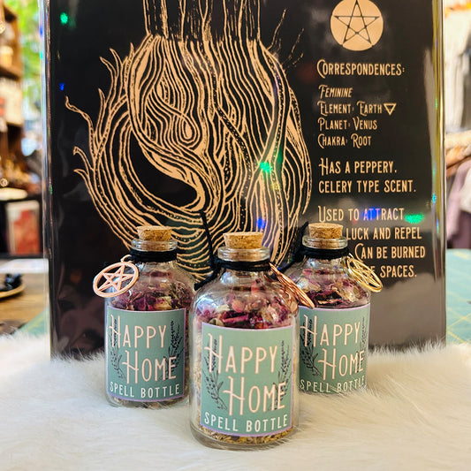 Happy Home Spell Bottles