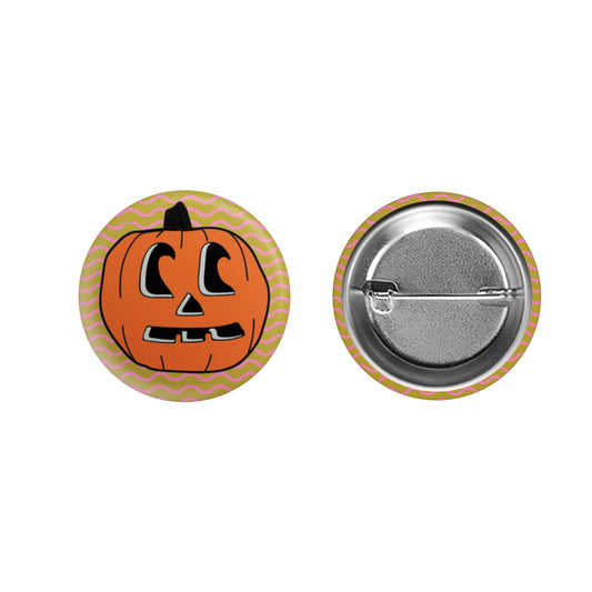 Jack-o-lantern Pumpkin Halloween Button