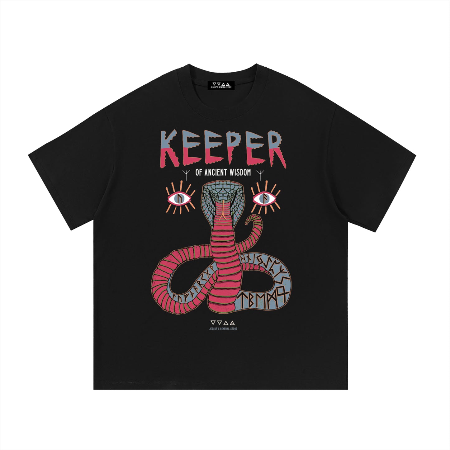 Keeper of Ancient Wisdom Cobra Unisex Oversized Tee