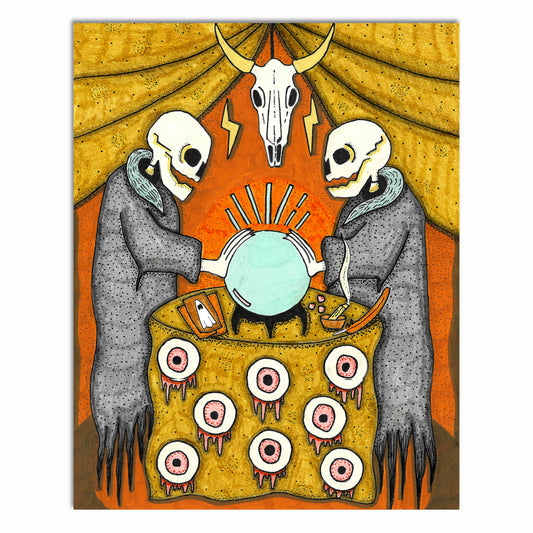 Lunatic Twins Illustration Print