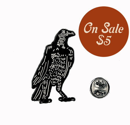 The Messenger Crow Lapel Pin | Jessups General Store