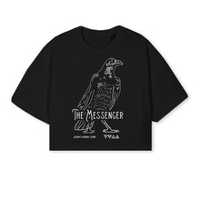 Messenger Crow Oversized Crop Tee Black | Jessups General Store