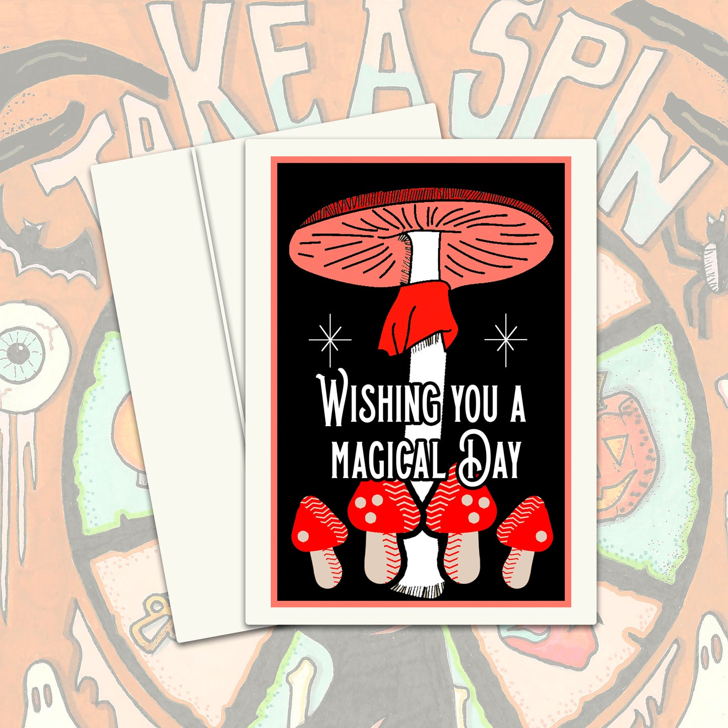 Wishing You A Magical Day - Blank Greeting Card with Envelope