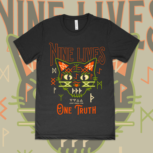 Nine Lives One Truth Cat Unisex T-shirt