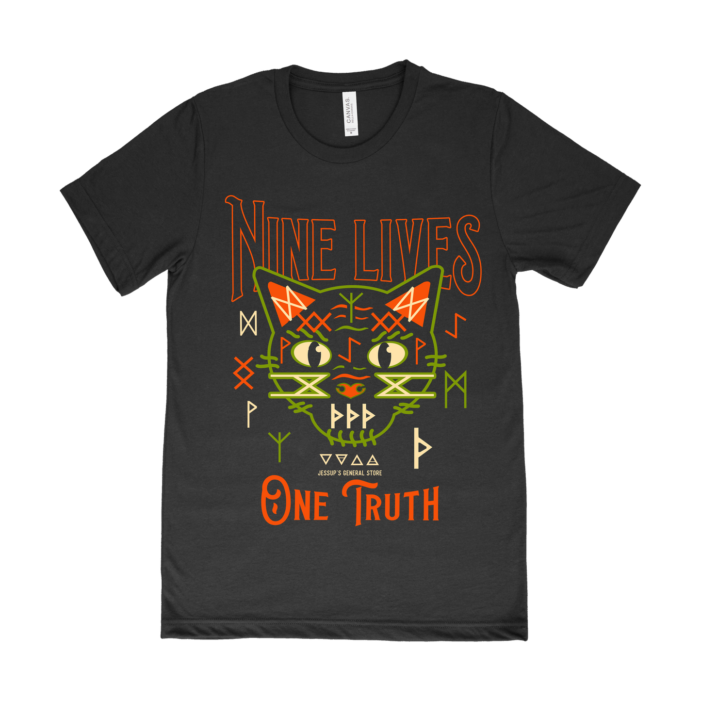 Nine Lives One Truth Cat Unisex T-shirt