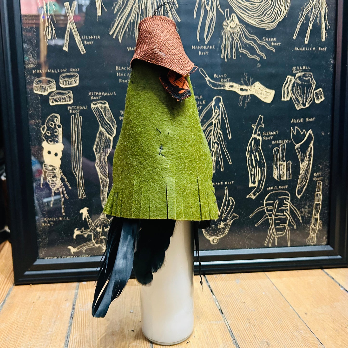 Queen of Peace Hanging Crow Doll (Available in 2 colours)