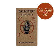 Palmistry Hand Enamel Lapel Pin | Jessups General Store