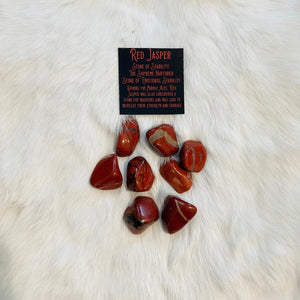 Red Jasper Tumbled Stones | Jessups General Store