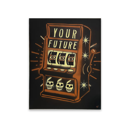 Fortune Telling Slot Machine Art Canvas Occult