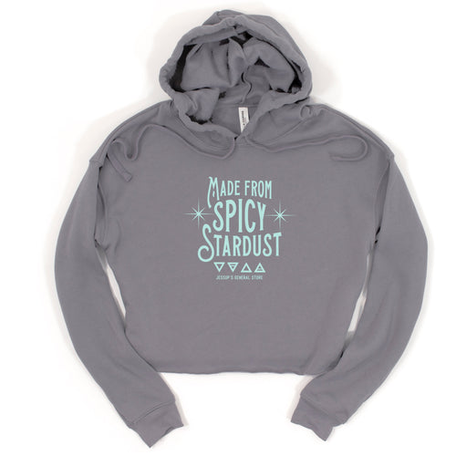 Spicy Stardust Cropped Hoodie Storm Grey | Jessups General Store
