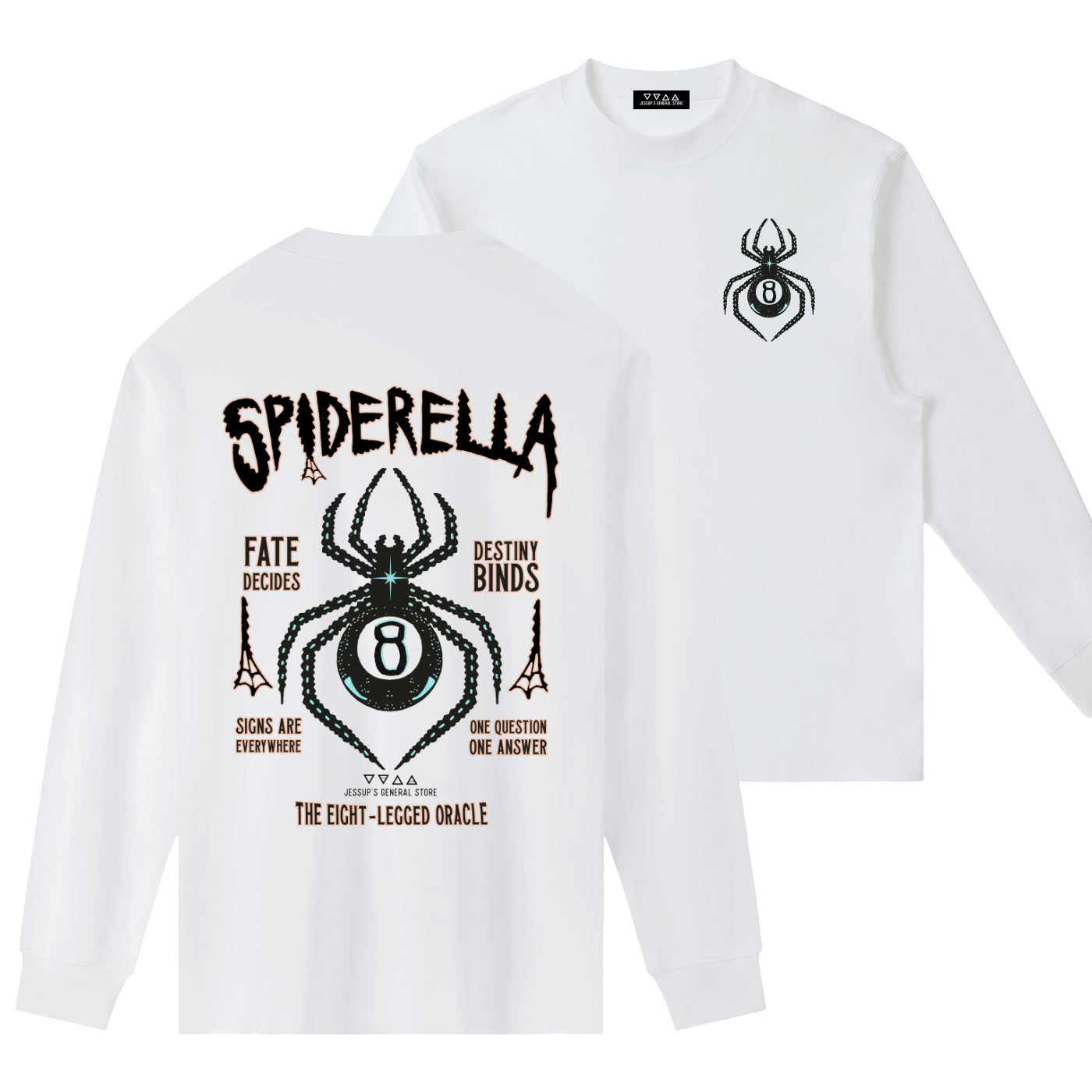 Spiderella Eight-Legged Oracle Unisex Oversized Longsleeve