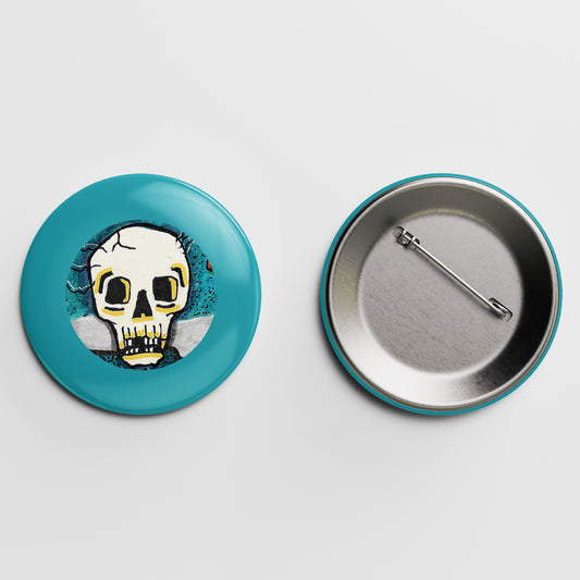Spooky Skull Button