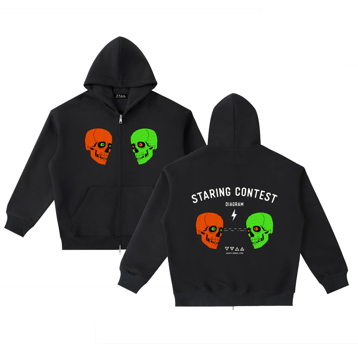 Staring Contest Unisex ZipUp Hoodie PRESALE