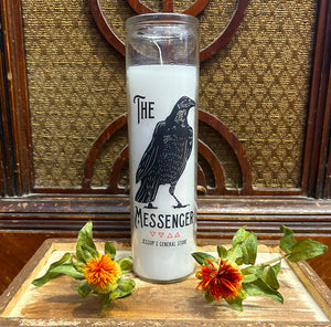 The Messenger Crow Prayer Candle