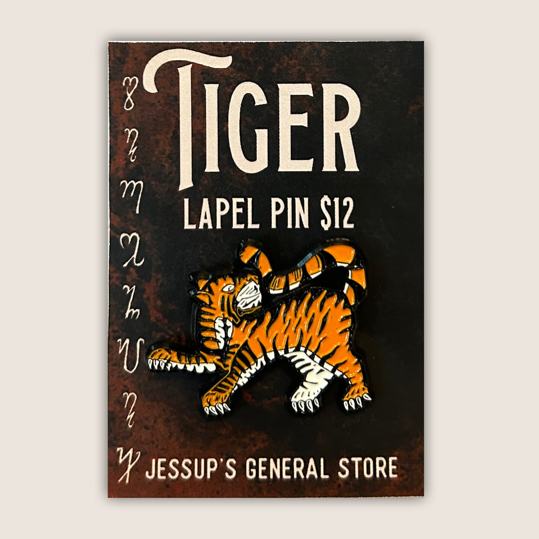 Tiger Strength Lapel Pin