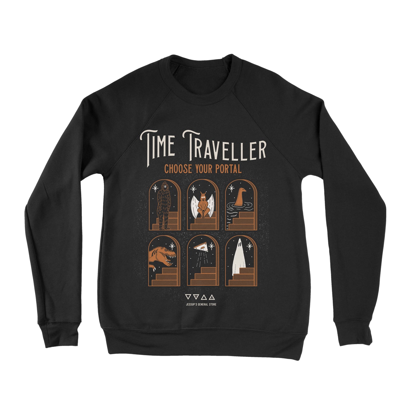 Time Traveller Choose Your Portal Unisex Crewneck Sweatshirt